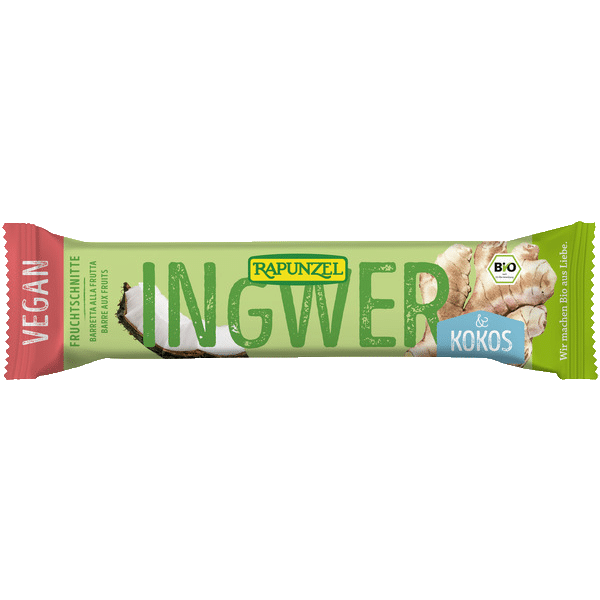 Rapunzel Gyümölcsszelet gyömbér-kókusz BIO 40g