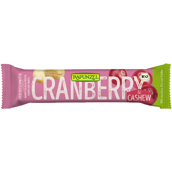 Rapunzel Gyümölcsszelet kesu-vörösáfonya BIO 40g