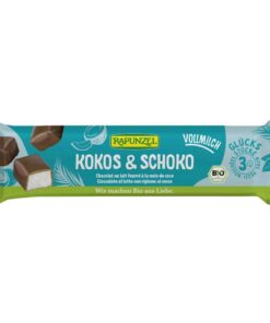 Rapunzel Kókuszkockák tejcsokis bevonattal BIO 50g