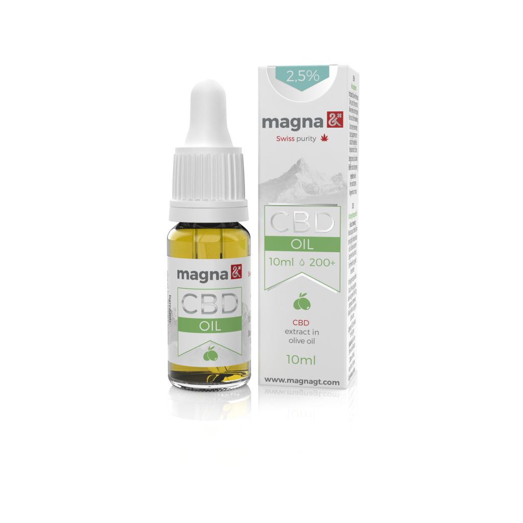 Magna CBD olaj 2,5% (olívaolaj) 10ml