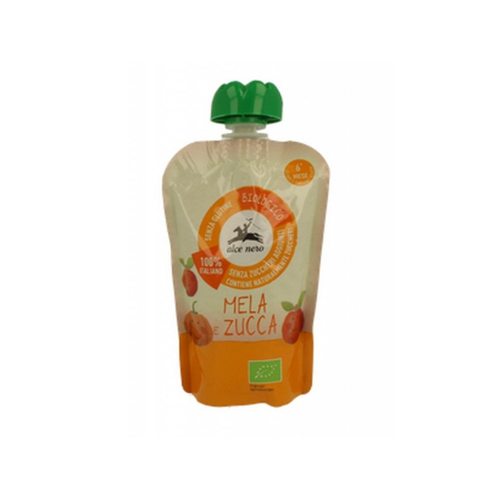 Alce Nero BIO Alma- és sütőtökpüré (tasakos) 100g