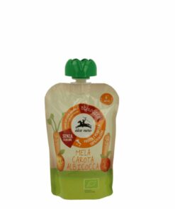 Alce Nero BIO Alma-, sárgarépa- és sárgabarackpüré gluténmentes (tasakos) 100g