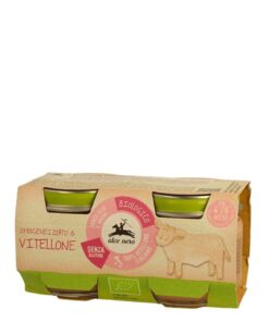 Alce Nero BIO Borjúpástétom babáknak 2*80g