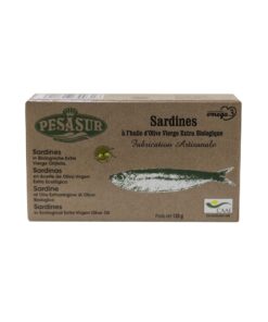 Pesasur Szardínia filé BIO extra szűz olívaolajban 120g