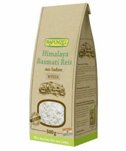 Rapunzel Basmati rizs Himalaya, fehér BIO 500g