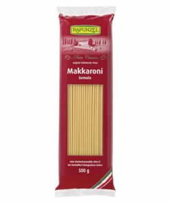 Rapunzel Makaróni durum fehér BIO 500g