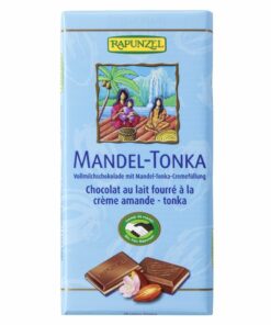 Rapunzel Tejcsokoládé mandula-tonkakrémmel BIO 100g