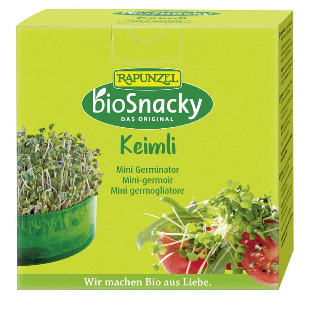 Rapunzel bioSnacky Csíráztató tál mini (fedél, szűrő, vízfelfogó)