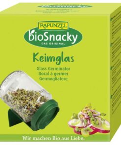 Rapunzel bioSnacky Csíráztató üvegedény fedéllel (környezetbarát anyag)