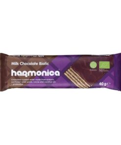 Harmonica BIO Nápolyi tejcsokival bevonva, probiotikumokkal 40g
