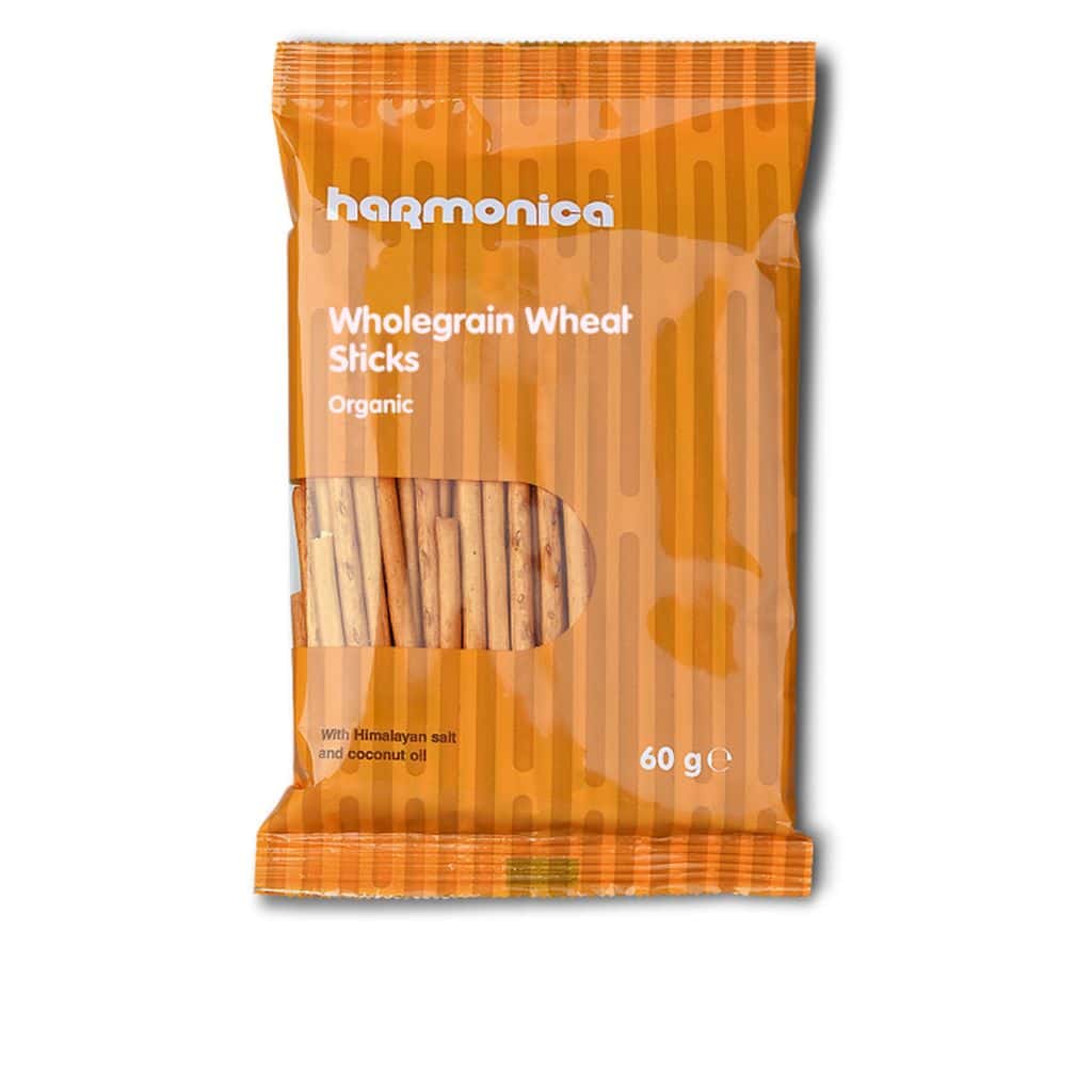 Harmonica BIO Teljes kiőrlésű ropogós pálcika himalája sóval 60g
