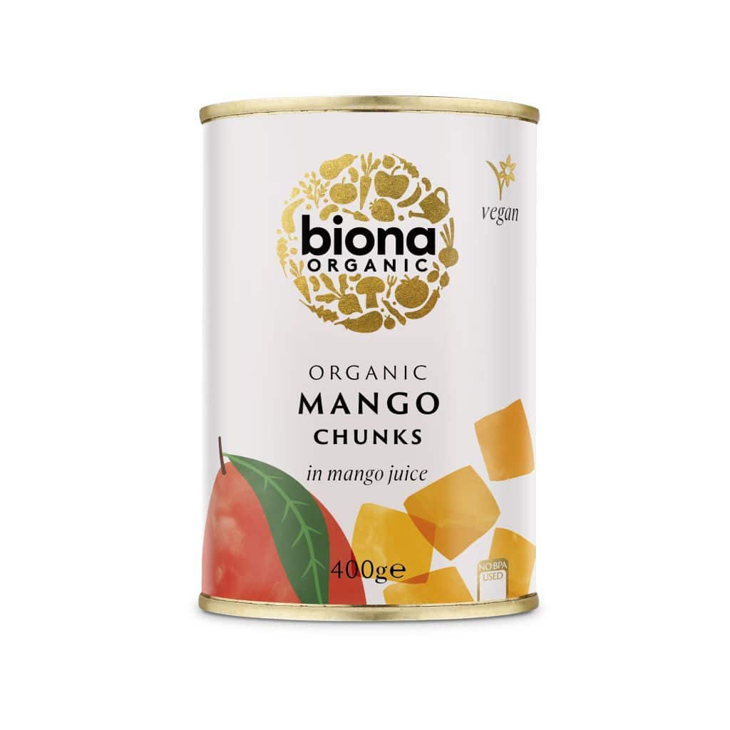 Biona BIO Mangó darabok mangólében 400g