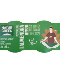 NaturGreen BIO Mandula-csokoládé desszert 2x125g