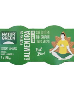 NaturGreen BIO Mandula-vanília desszert 2x125g