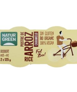 NaturGreen BIO Rizsdesszert karamellával 2x125g