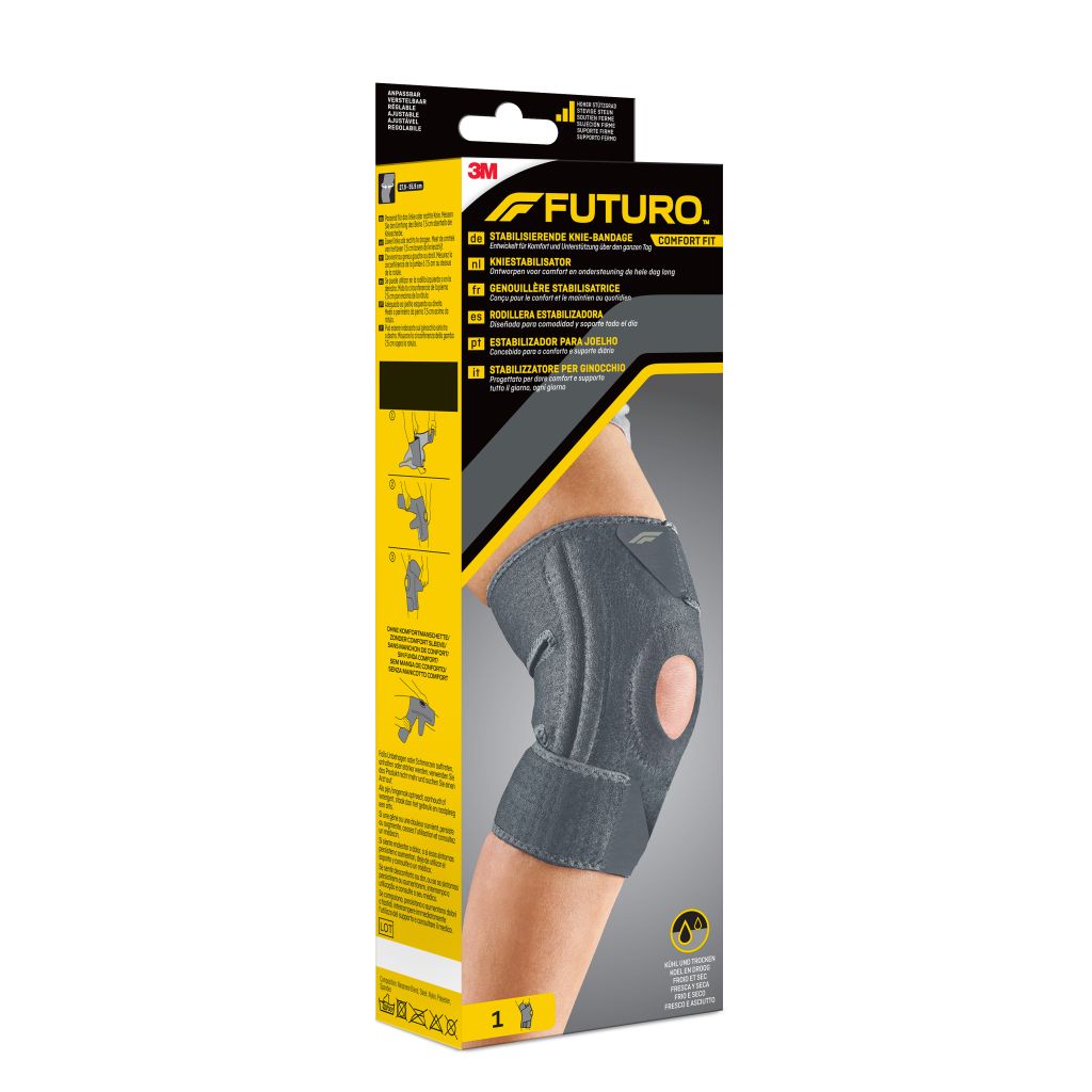 Futuro Comfort Fit térdrögzítő patellagyűrűvel állítható 27.9-55.9cm 1x 04040