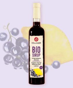 Höllinger BIO Feketeribizli-citrom szörp 500ml