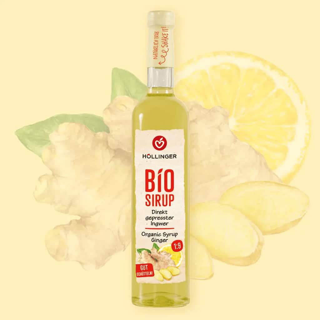 Höllinger BIO Gyömbérszörp 500ml