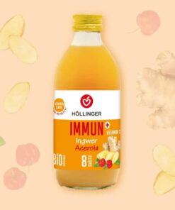 Höllinger BIO Immun+ Shot gyömbér-acerola 330ml