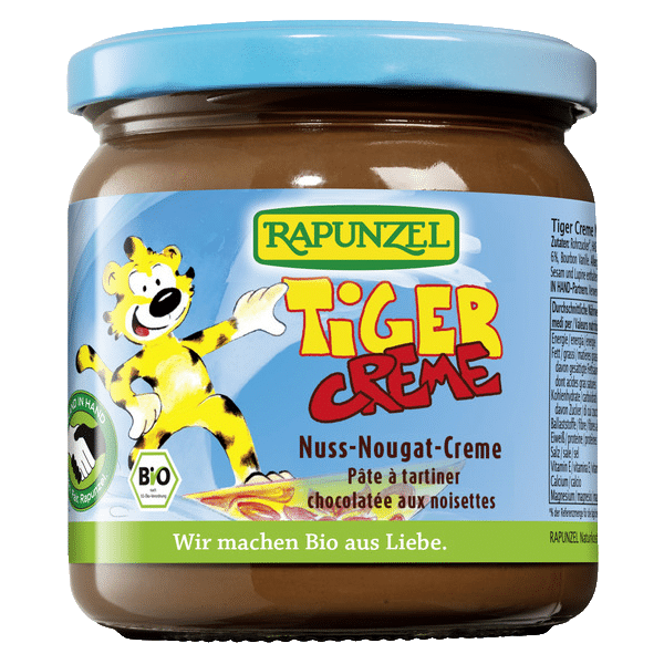 Rapunzel Tigris mogyorós nugátkrém BIO 400g