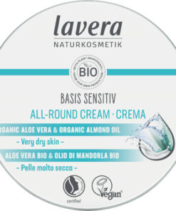 lavera BASIS S mindentudó krém tégelyes VEGÁN 150ml