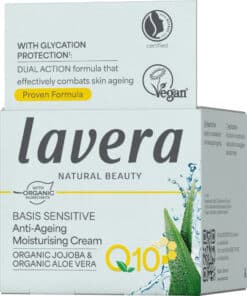 lavera BASIS S Q10 öregedésgátló hidratáló krém VEGÁN 50ml