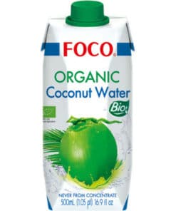 FOCO BIO Kókuszvíz, pur, 100% természetes 500ml