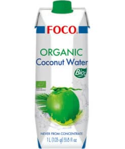 FOCO BIO Kókuszvíz, pur, 100% természetes 1l