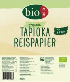 Bioasia BIO Rizspapír, 22cm, 200g
