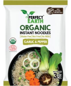 Perfect Earth BIO Instant tészta, fokhagyma és bors 85g