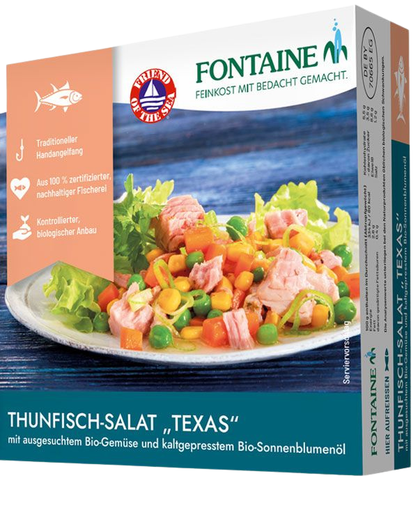 Fontaine „Texas” Tonhalsaláta 200g
