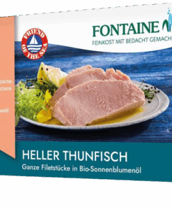 Fontaine Sárgaúszójú tonhal bio napraforgóolajban 120g