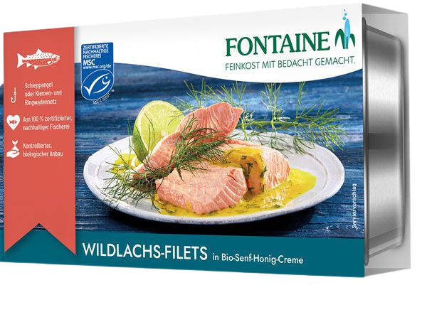 Fontaine Vadlazac bio mézes-mustáros szószban 200g