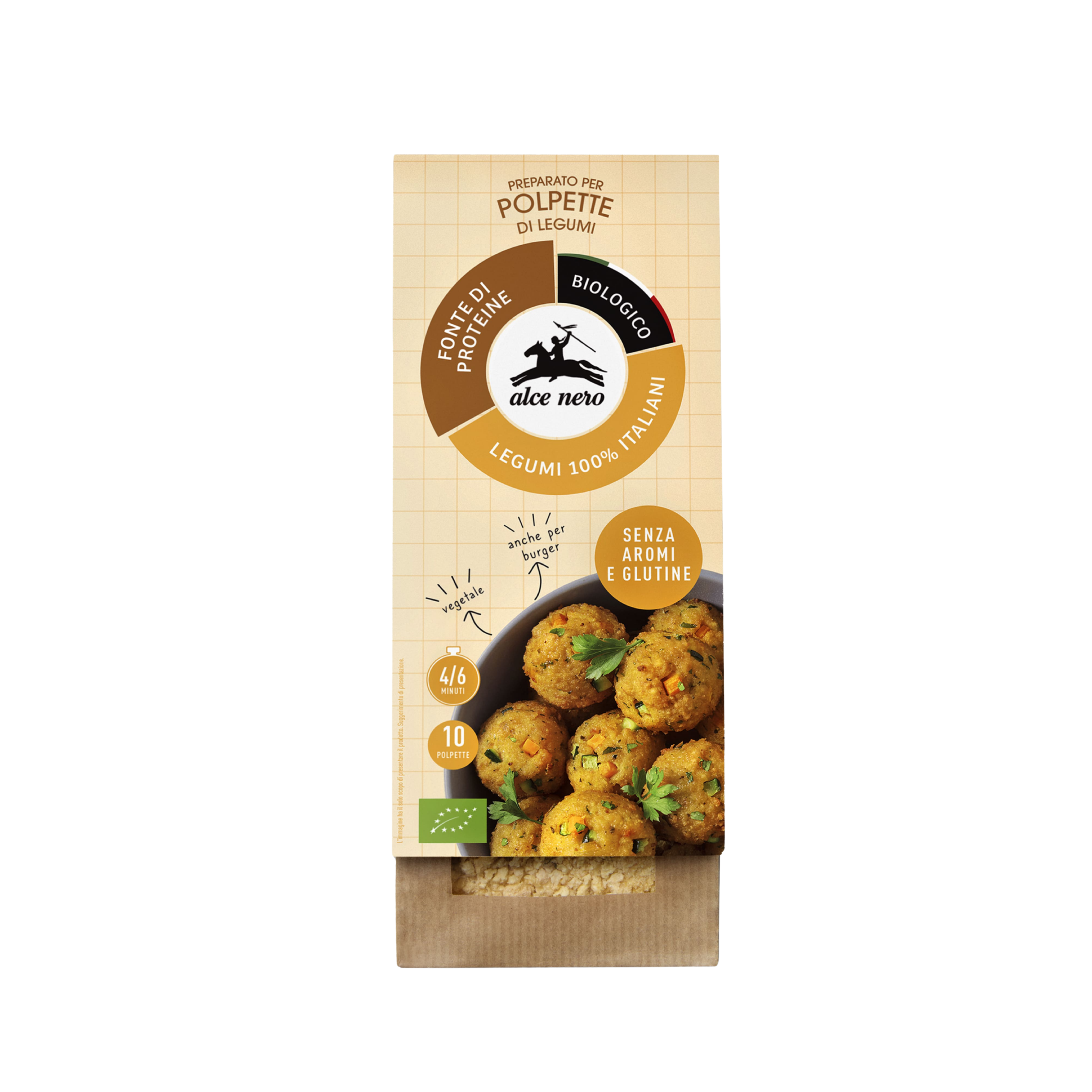 Alce Nero BIO Fasírtmix hüvelyesekből 65g