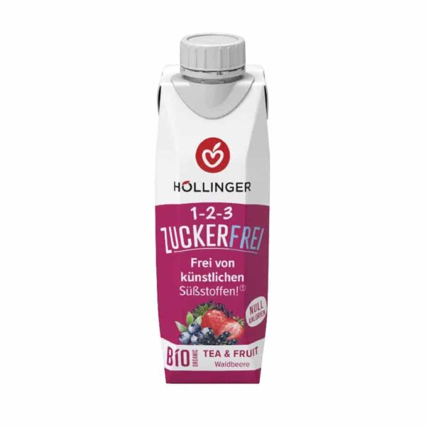 Höllinger BIO Erdei gyümölcs cukormentes frissítő 300ml