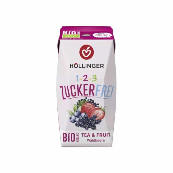 Höllinger BIO Erdei gyümölcs cukormentes frissítő 200ml