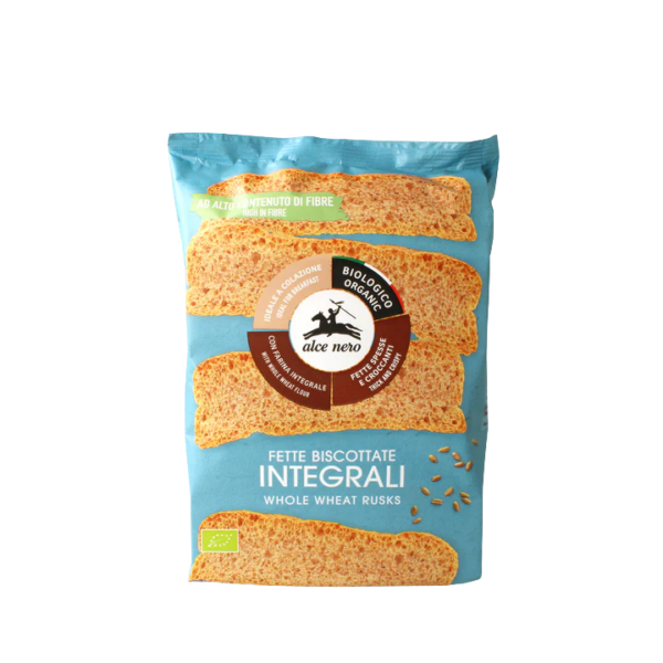 Alce Nero BIO Teljes kiőrlésű kétszersült 120g