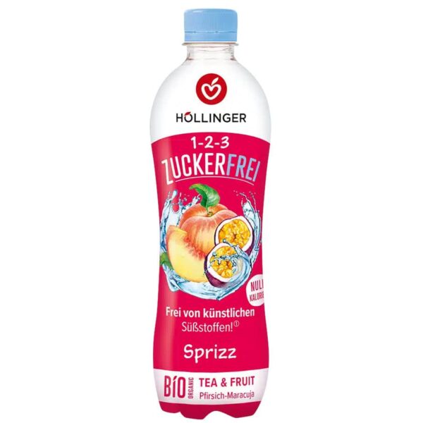 Kifutó Termék: Höllinger BIO Őszibarack-maracuja cukormentes frissítő 500ml