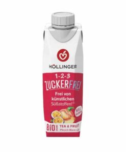 Kifutó Termék: Höllinger BIO Őszibarack-maracuja cukormentes frissítő 300ml