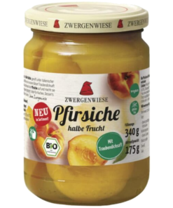 Zwergenwiese BIO Őszibarack befőtt 340g