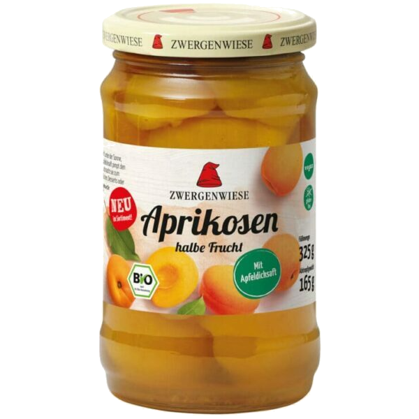 Zwergenwiese BIO Sárgabarack befőtt 325g